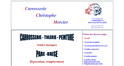 Desktop Screenshot of carrosserie-mercier.fr